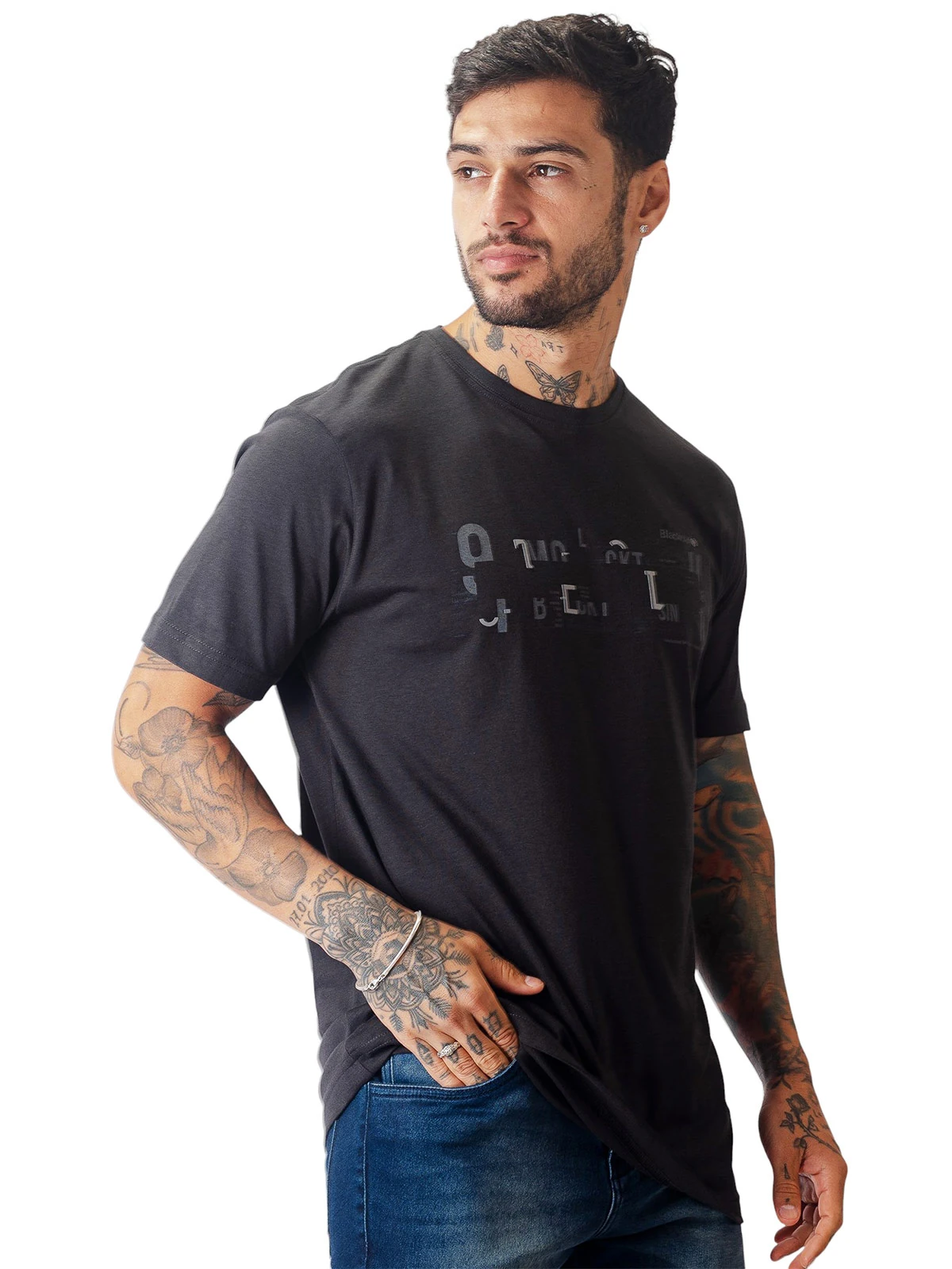 POLO MANGA CORTA HOMBRE BLACKOUT BÁSICO - 3