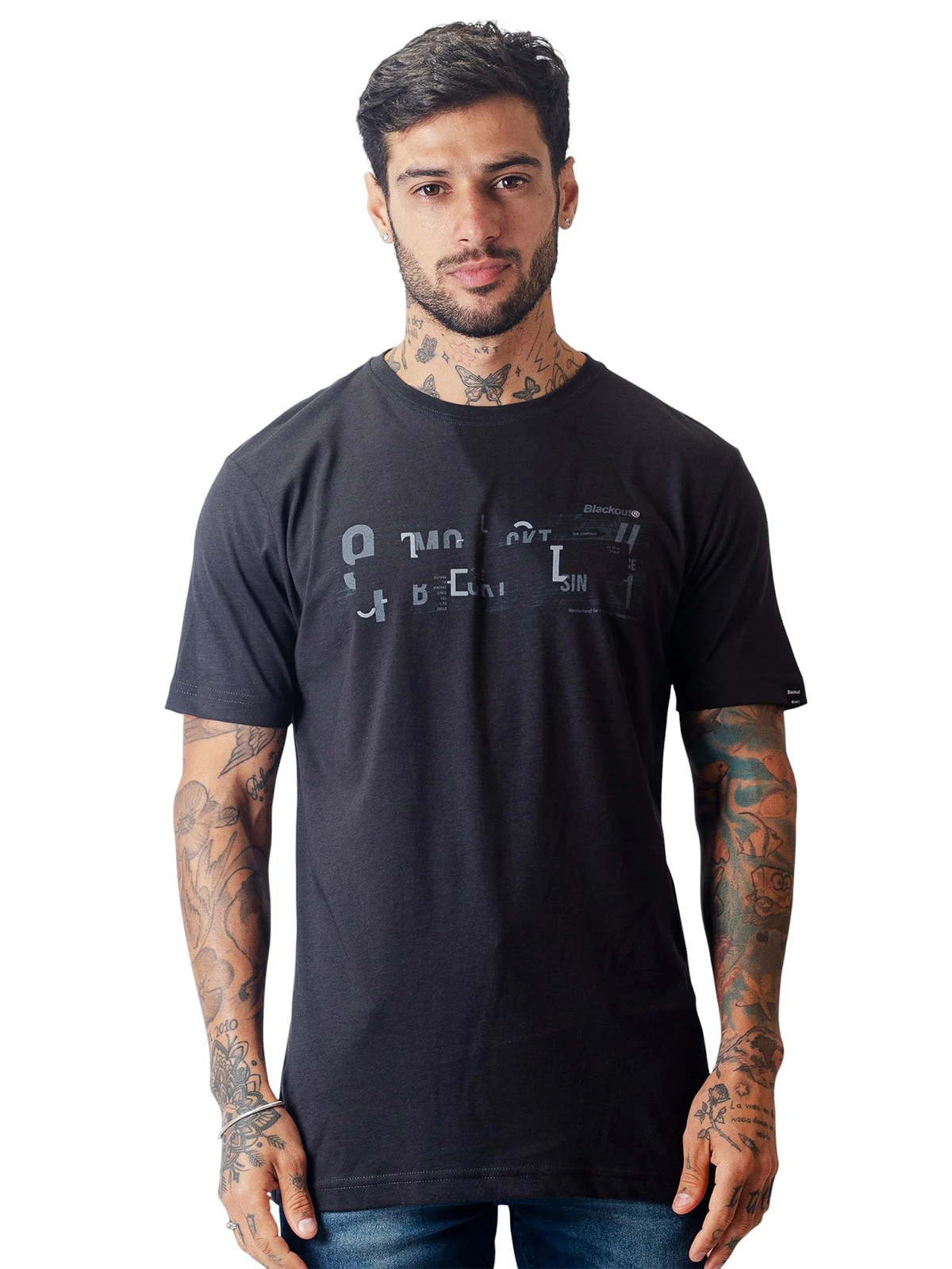 POLO MANGA CORTA HOMBRE BLACKOUT BÁSICO - 1