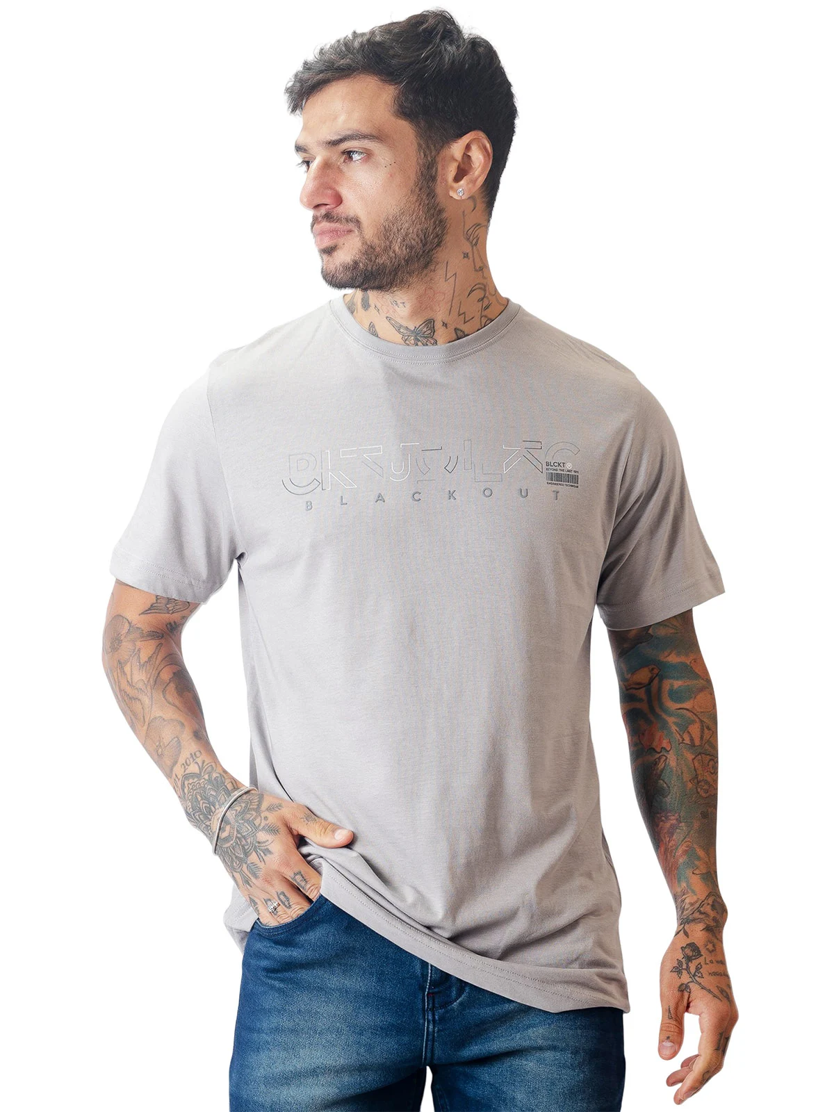 POLO MANGA CORTA HOMBRE BLACKOUT BÁSICO - 1