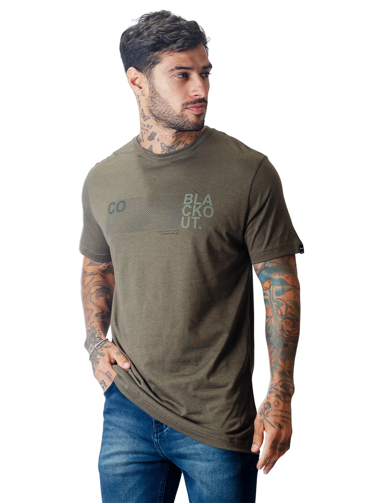 POLO MANGA CORTA HOMBRE BLACKOUT BÁSICO - 3