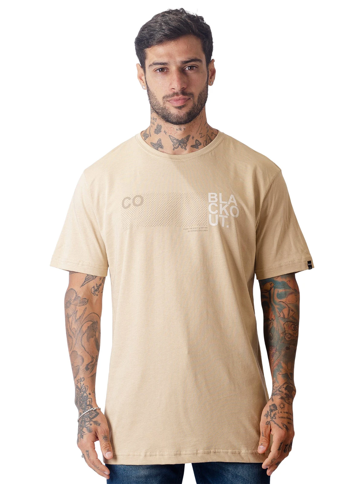 POLO MANGA CORTA HOMBRE BLACKOUT BÁSICO - 1