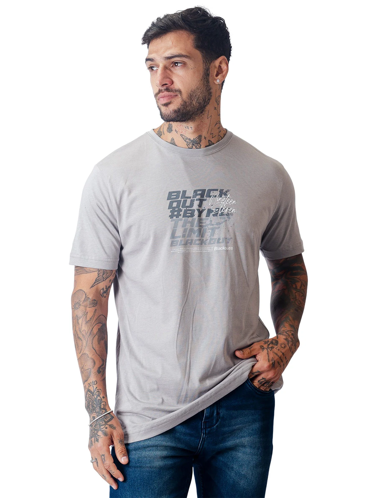 POLO MANGA CORTA HOMBRE BLACKOUT BÁSICO - 1