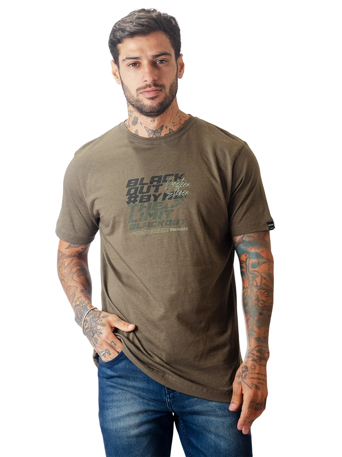 POLO MANGA CORTA HOMBRE BLACKOUT BÁSICO - 1
