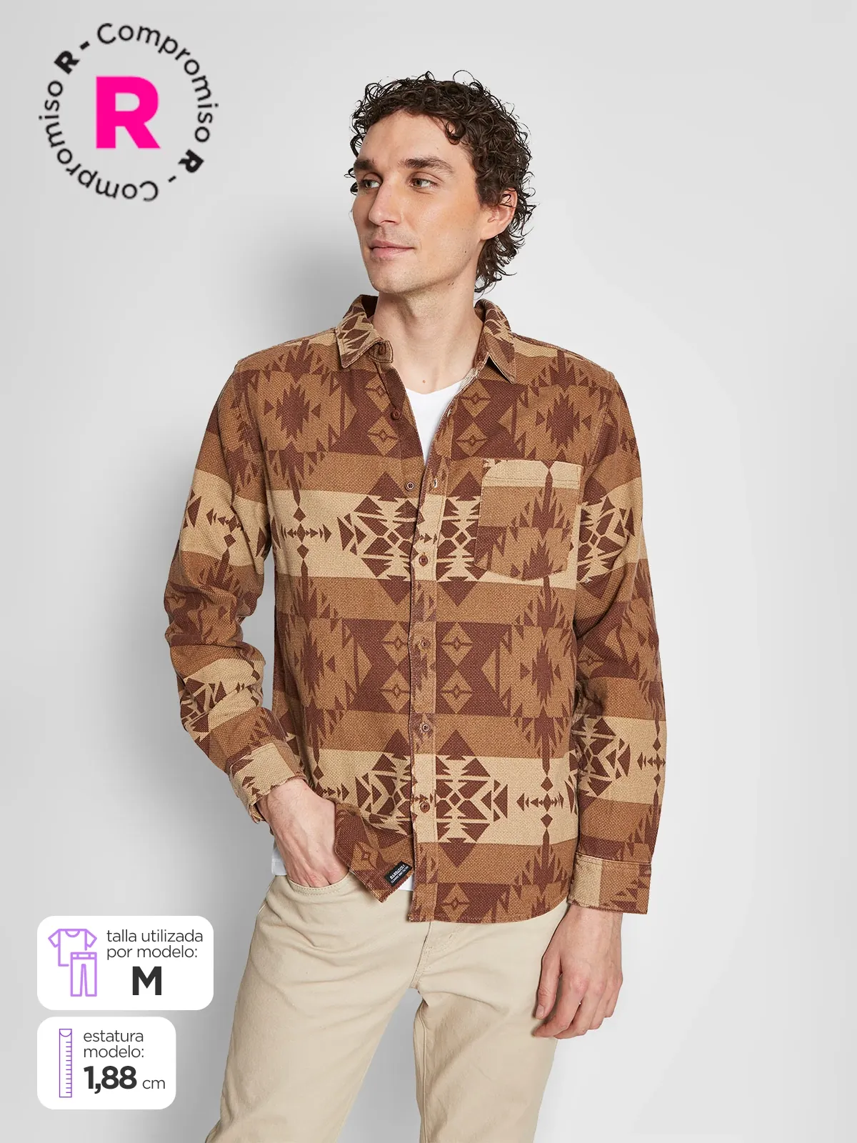 CAMISA MANGA LARGA HOMBRE BARBADOS - 1