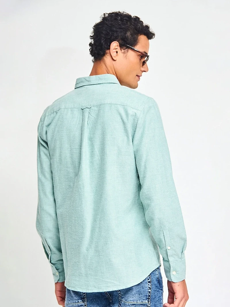 CAMISA MANGA LARGA HOMBRE AERO OXFORD - 2