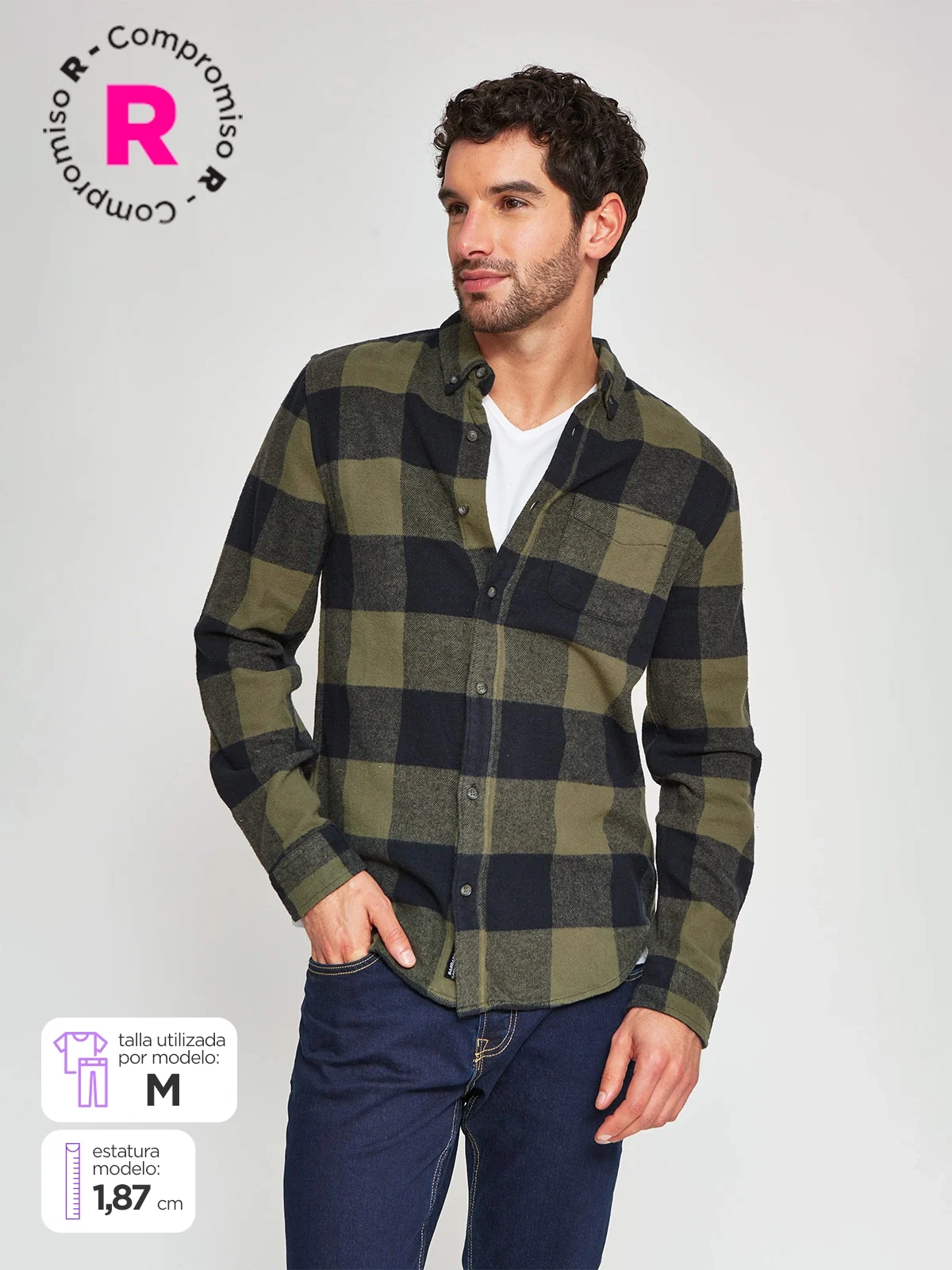 CAMISA MANGA LARGA HOMBRE BARBADOS - 1