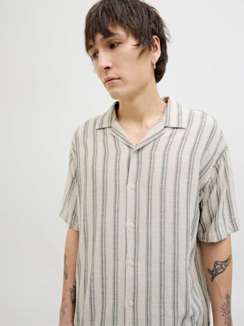 CAMISA MANGA CORTA ALGODÓN HOMBRE JACK & JONES 12268457 - 2
