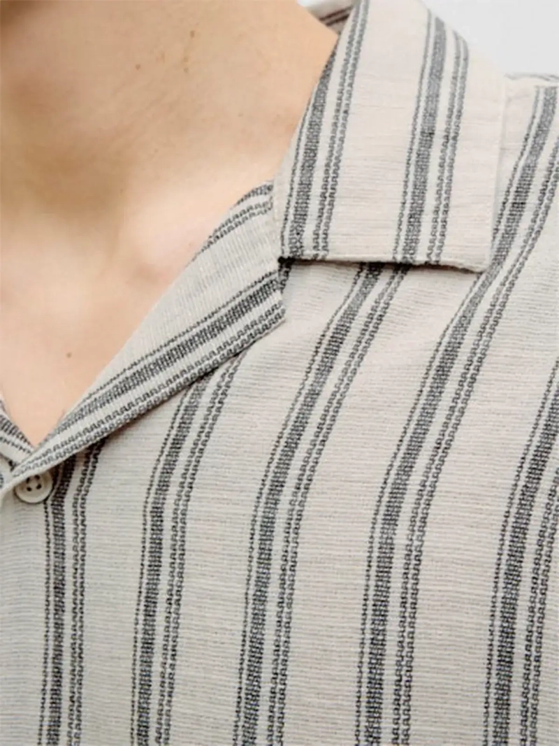 CAMISA MANGA CORTA ALGODÓN HOMBRE JACK & JONES 12268457 - 4