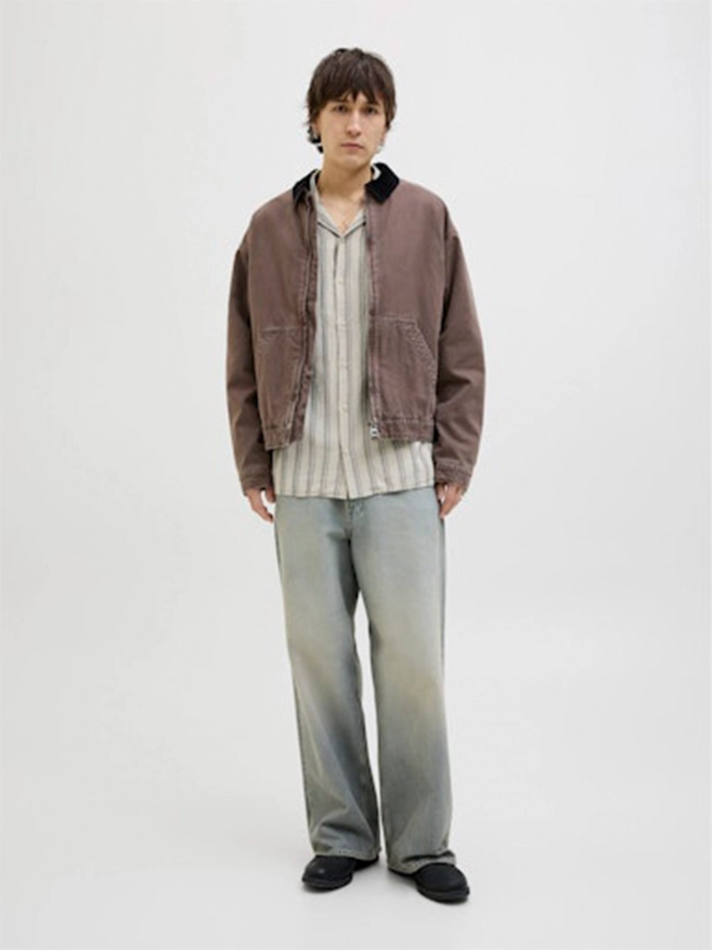 CAMISA MANGA CORTA ALGODÓN HOMBRE JACK & JONES 12268457 - 5