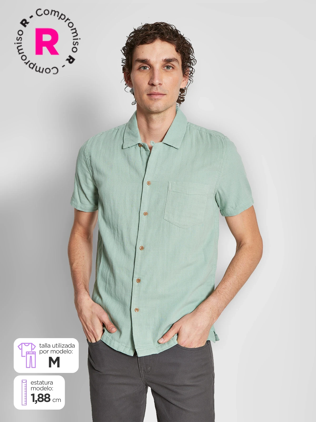 CAMISA MANGA CORTA HOMBRE AERO - 1