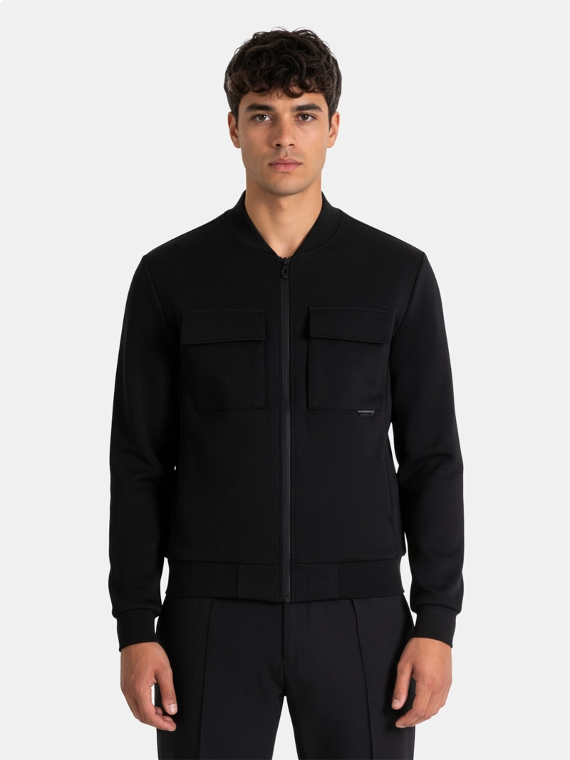 POLERA MANGA LARGA ALGODÓN HOMBRE HUMMER - 1