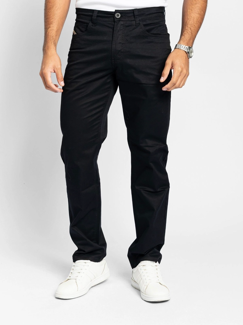 PANTALÓN REGULAR HOMBRE PARADA 111 NEGRO REYMON - 1