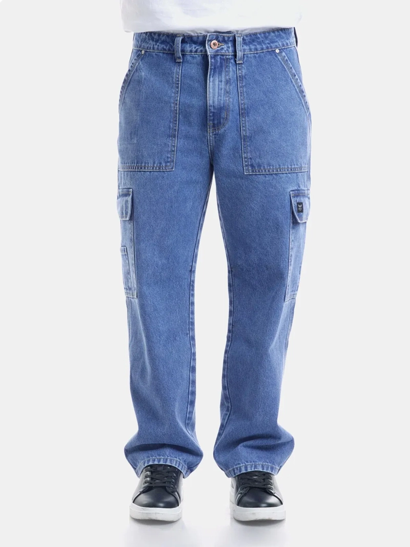 JEAN LOOSE ALGODÓN HOMBRE METAL JEANS PARIS - 1