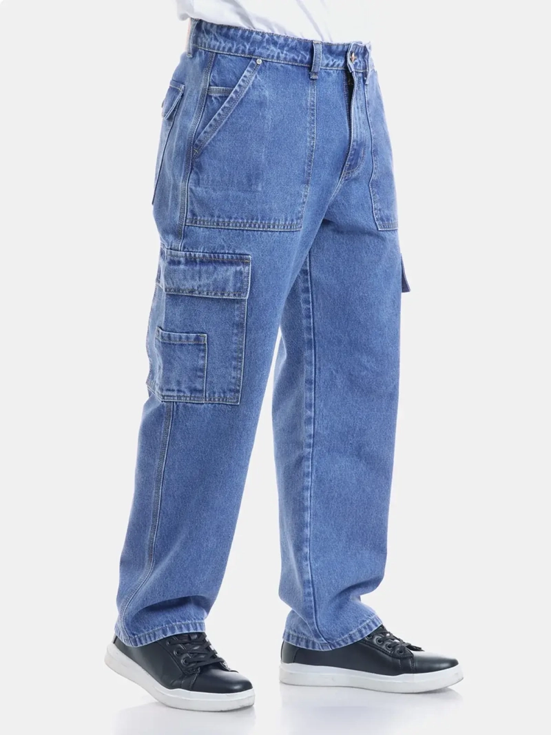 JEAN LOOSE ALGODÓN HOMBRE METAL JEANS PARIS - 4
