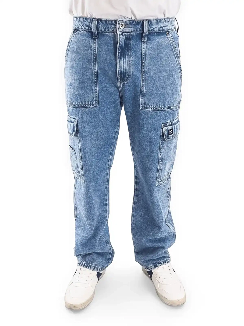 JEAN LOOSE ALGODÓN HOMBRE METAL JEANS PARIS - 1