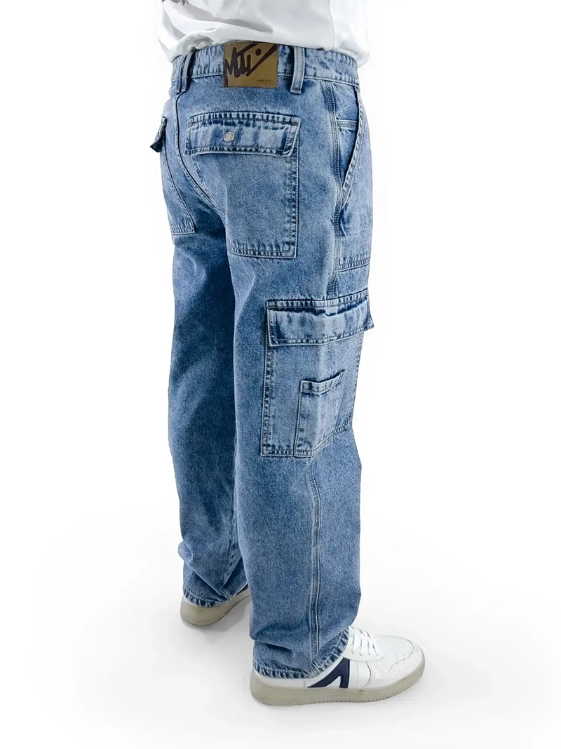 JEAN LOOSE ALGODÓN HOMBRE METAL JEANS PARIS - 3