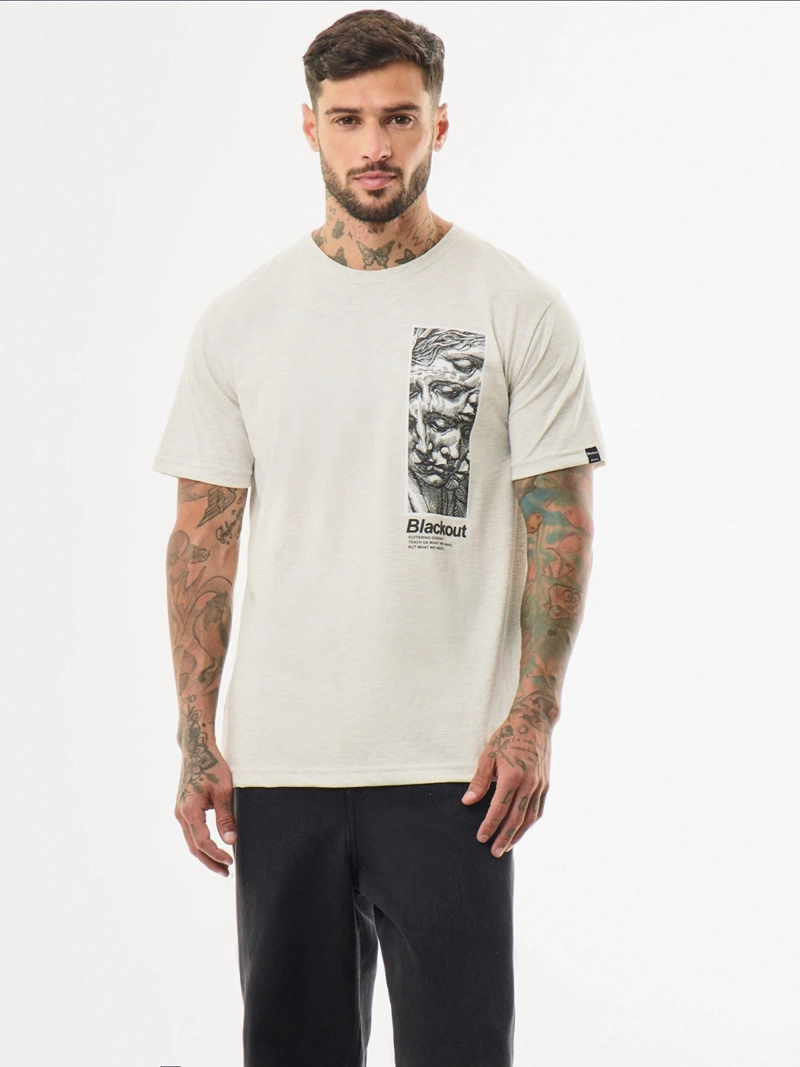 POLO MANGA CORTA ALGODÓN HOMBRE BLACKOUT BASICO 010 H25 - 1