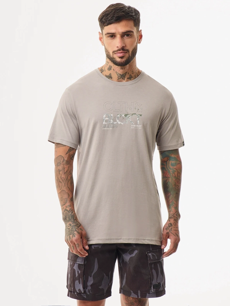 POLO MANGA CORTA ALGODÓN HOMBRE BLACKOUT BASICO 013 H25 - 1