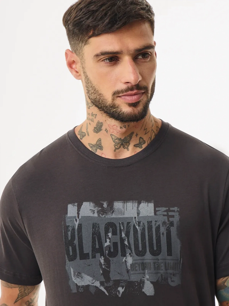 POLO MANGA CORTA ALGODÓN HOMBRE BLACKOUT BASICO 023 H25 - 4