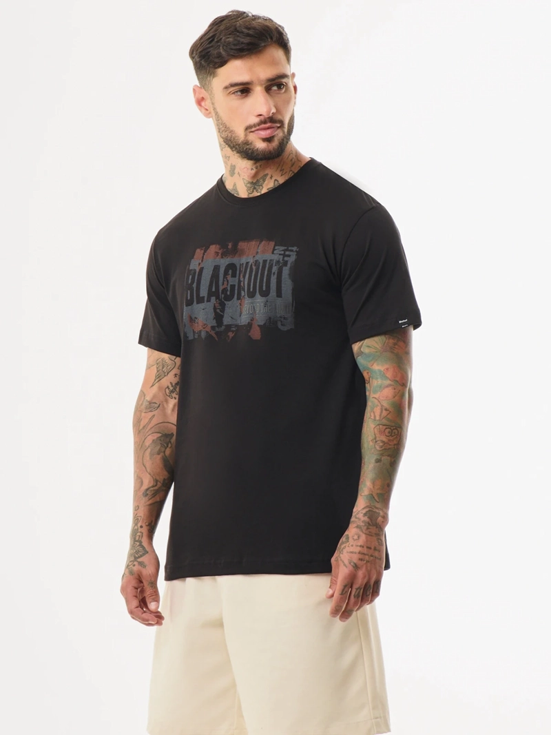 POLO MANGA CORTA ALGODÓN HOMBRE BLACKOUT BASICO 023 H25 - 3