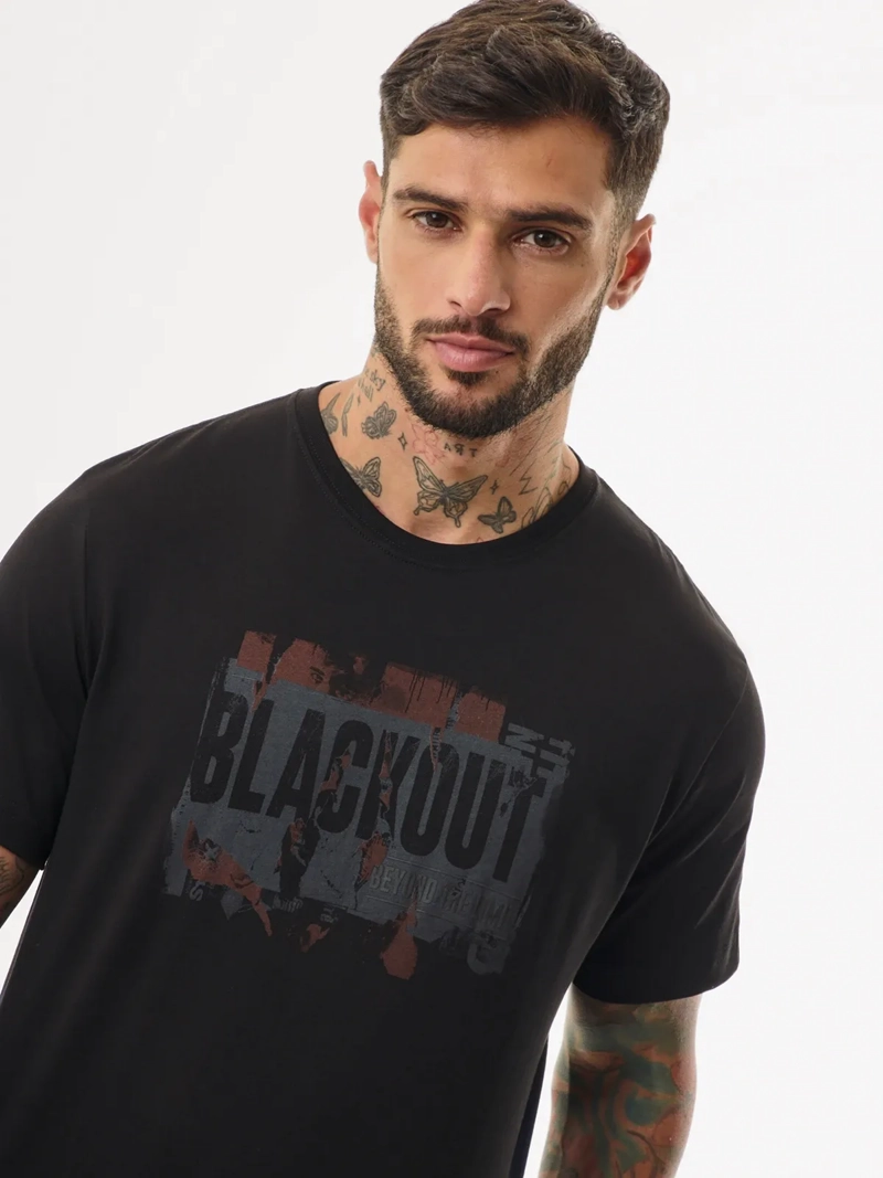 POLO MANGA CORTA ALGODÓN HOMBRE BLACKOUT BASICO 023 H25 - 4