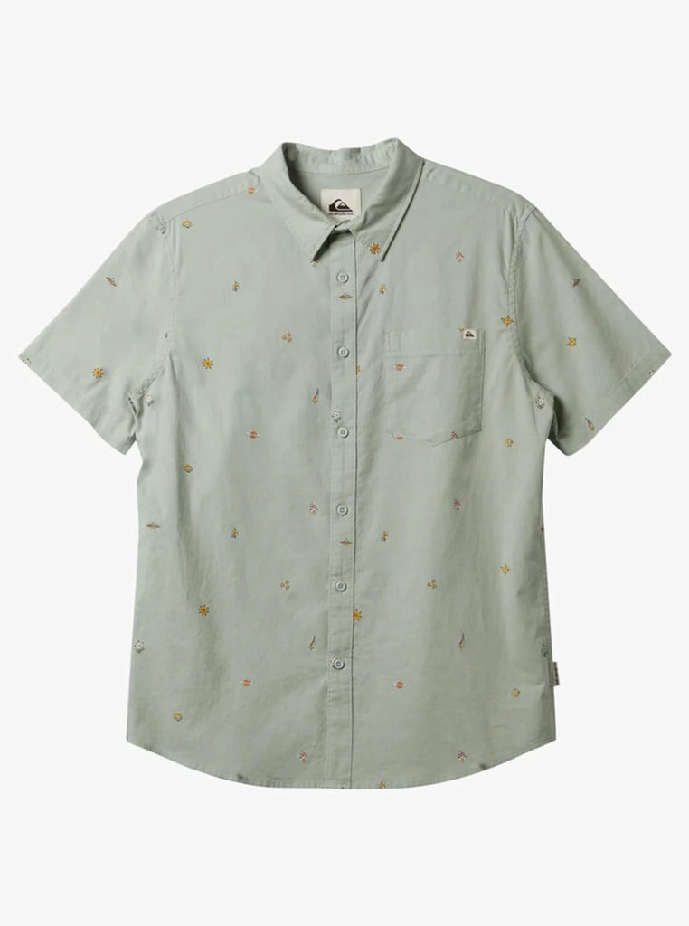 CAMISA MANGA CORTA ALGODÓN HOMBRE QUIKSILVER HUESO APERO CLASSIC SS 2.0 - 2