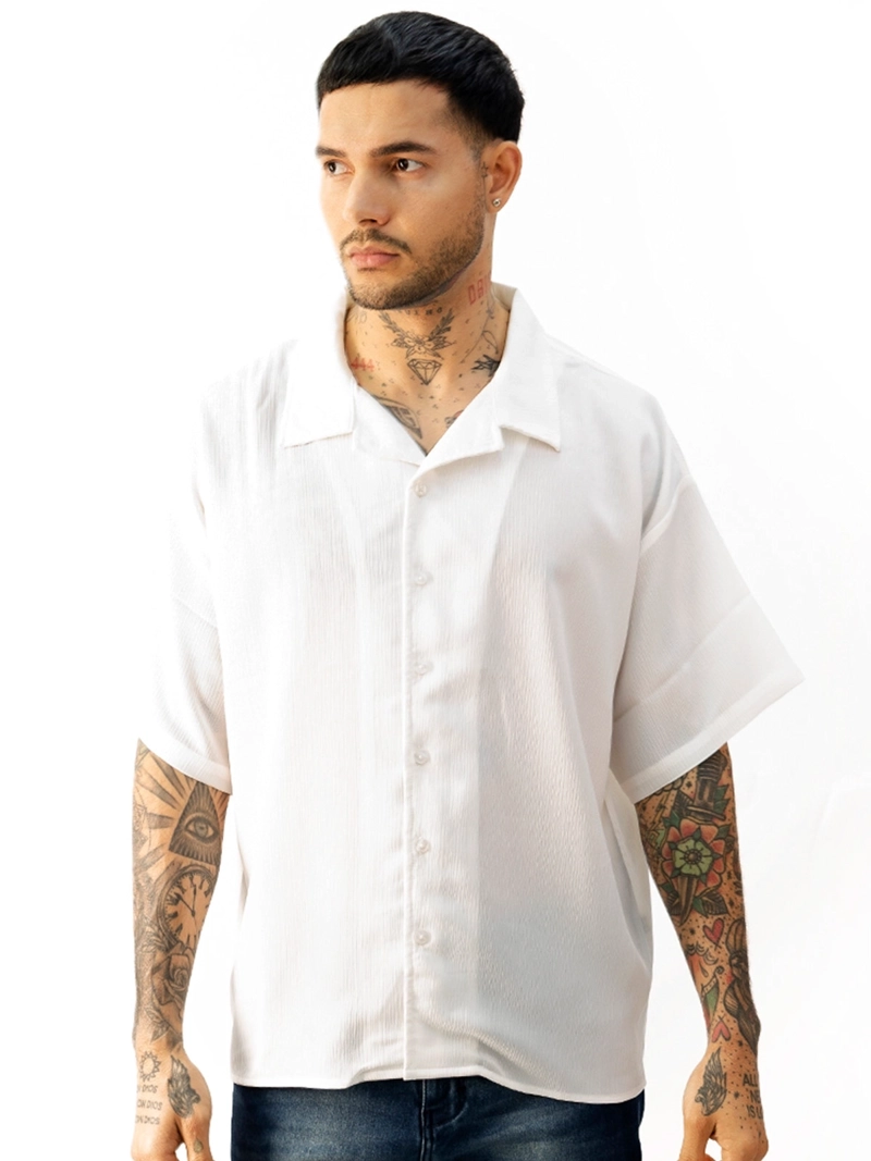 CAMISA MANGA CORTA ALGDÓN BLACKOUT FLETCHER H25-26 - 1