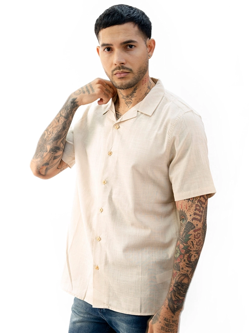 CAMISA MANGA CORTA ALGDÓN BLACKOUT BANKS H25-26 - 3