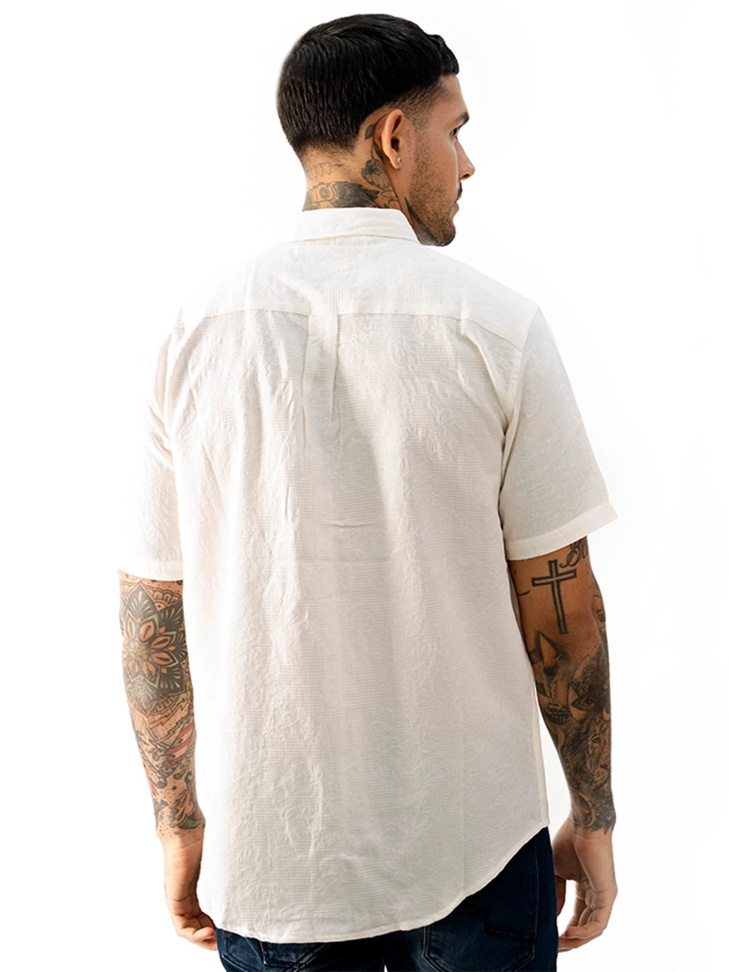 CAMISA MANGA CORTA ALGDÓN BLACKOUT BANKS H25-26 - 2