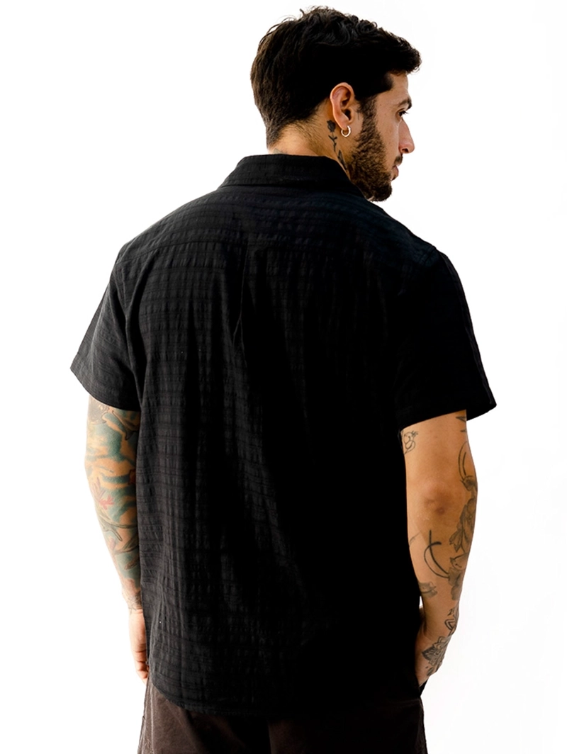 CAMISA MANGA CORTA ALGDÓN BLACKOUT CORONA H25-26 - 2