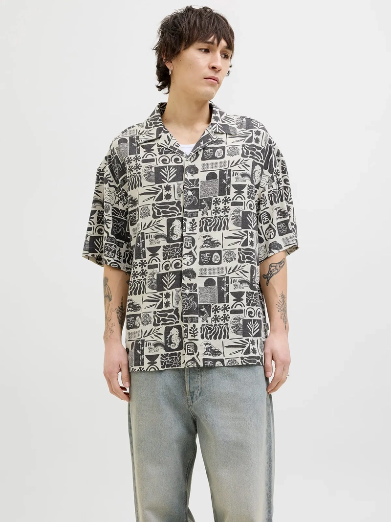 CAMISA MANGA CORTA HOMBRE JACK & JONES - 1