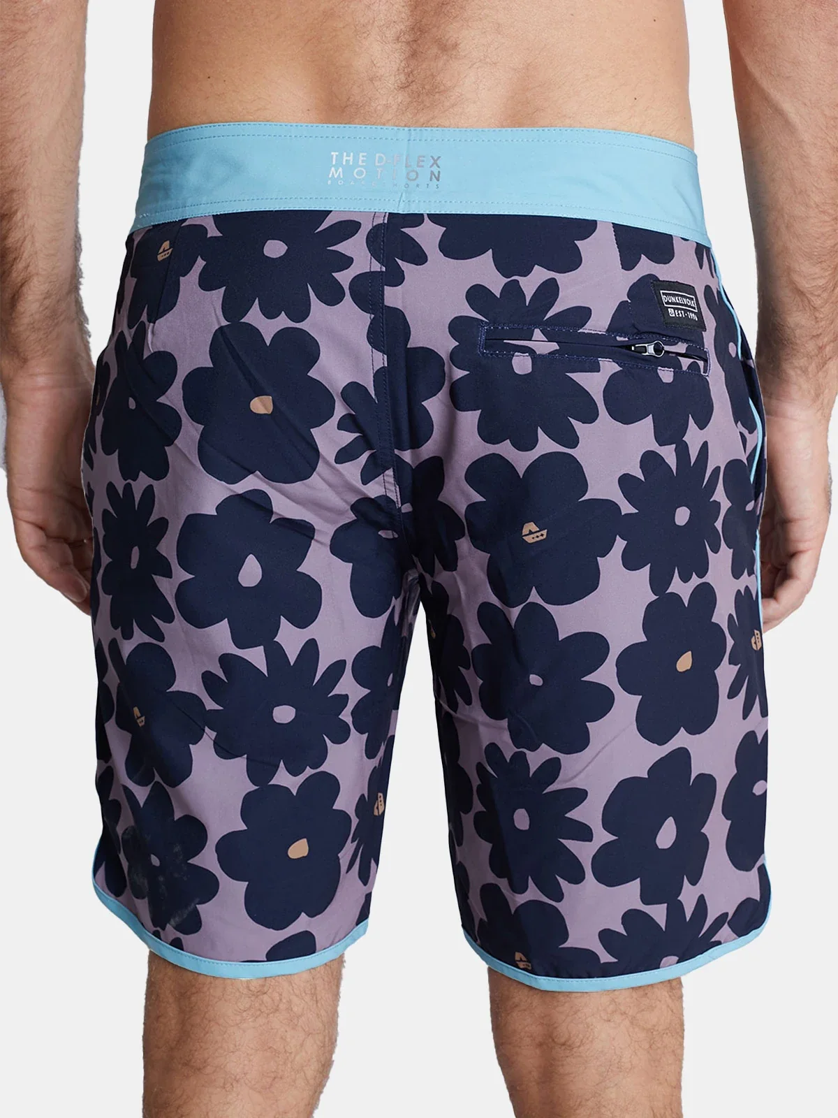 ROPA DE BAÑO HOMBRE DUNKELVOLK FLOWER VICKY 16" NEGRO - 2