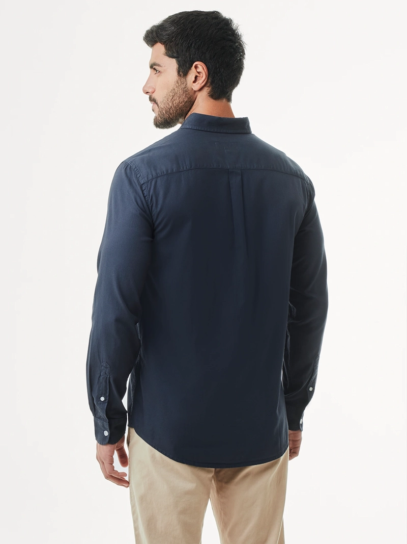 CAMISA MANGA LARGA HOMBRE DUNKELVOLK 100% ALGODON PIMA - 2