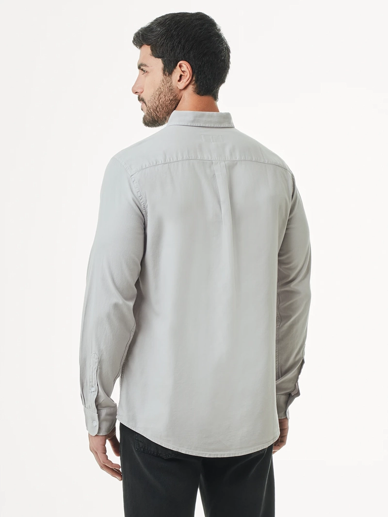 CAMISA MANGA LARGA HOMBRE DUNKELVOLK 100% ALGODON PIMA - 2