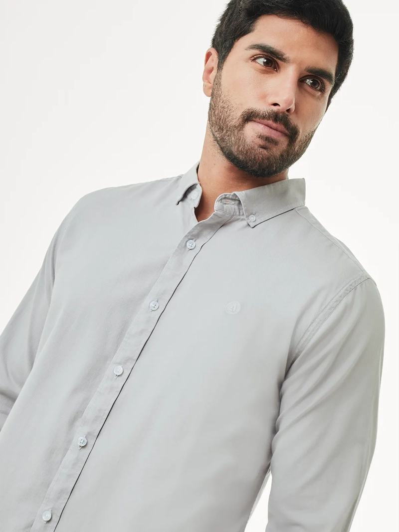 CAMISA MANGA LARGA HOMBRE DUNKELVOLK 100% ALGODON PIMA - 4
