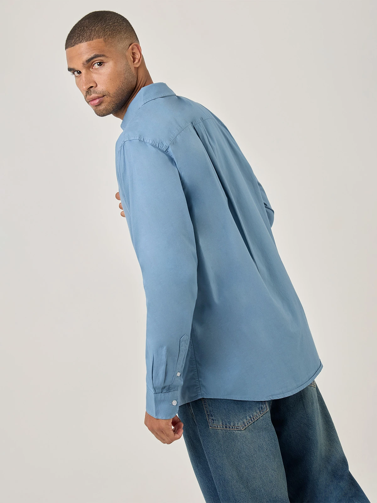 CAMISA MANGA LARGA HOMBRE DUNKELVOLK 100% ALGODON PIMA - 2