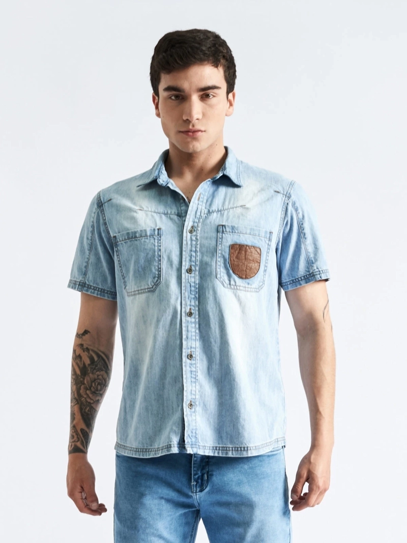 CAMISA MANGA CORTA HOMBRE PARADA 111 SILVA 149 - 1