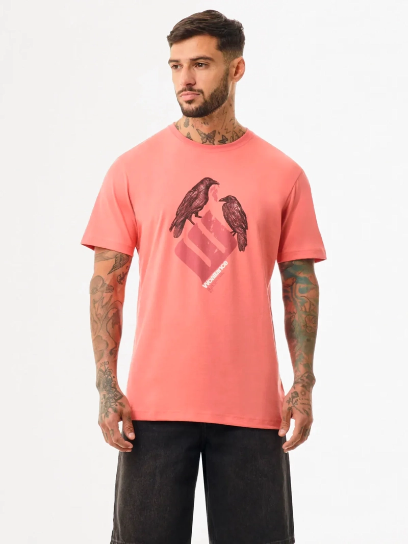 POLO MANGA CORTA HOMBRE WOALLANCE CLASICO CORAL - 1