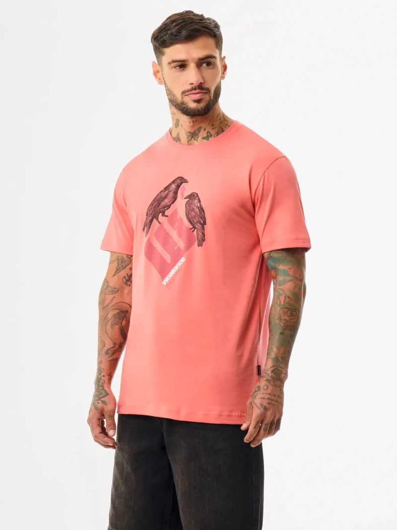 POLO MANGA CORTA HOMBRE WOALLANCE CLASICO CORAL - 3