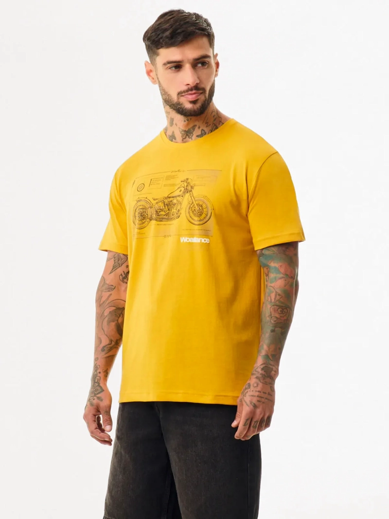 POLO MANGA CORTA HOMBRE WOALLANCE CLASICO MAIZ - 3