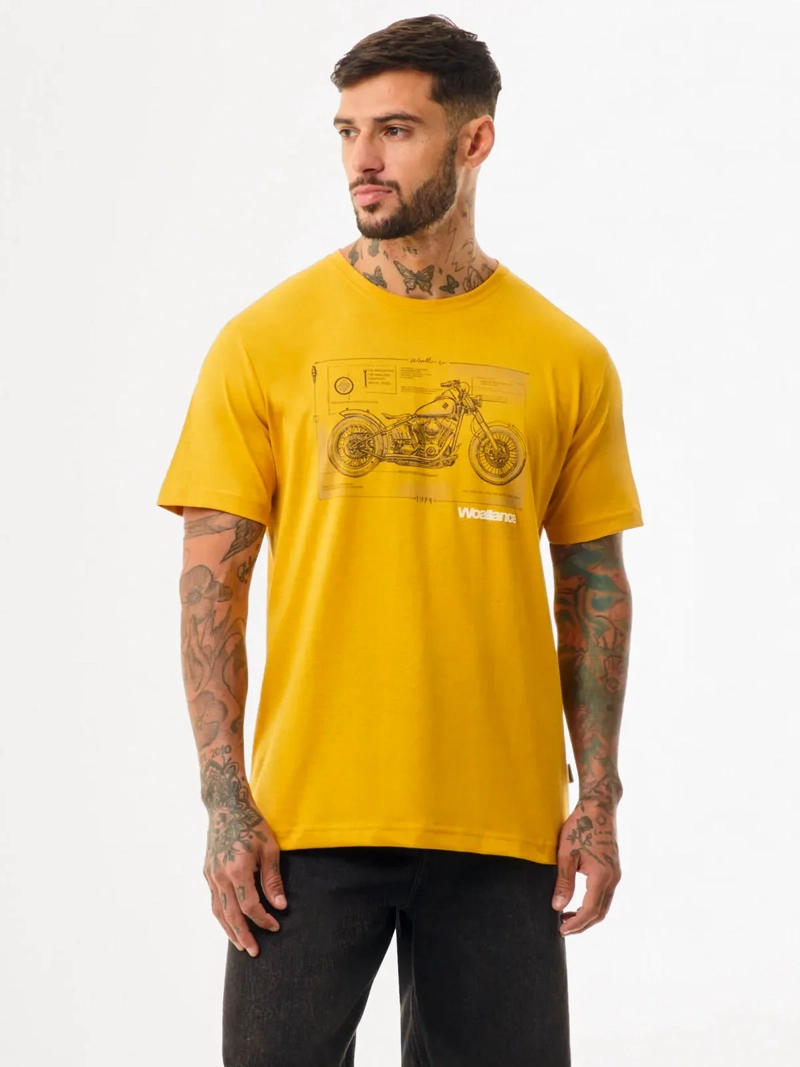 POLO MANGA CORTA HOMBRE WOALLANCE CLASICO MAIZ - 1