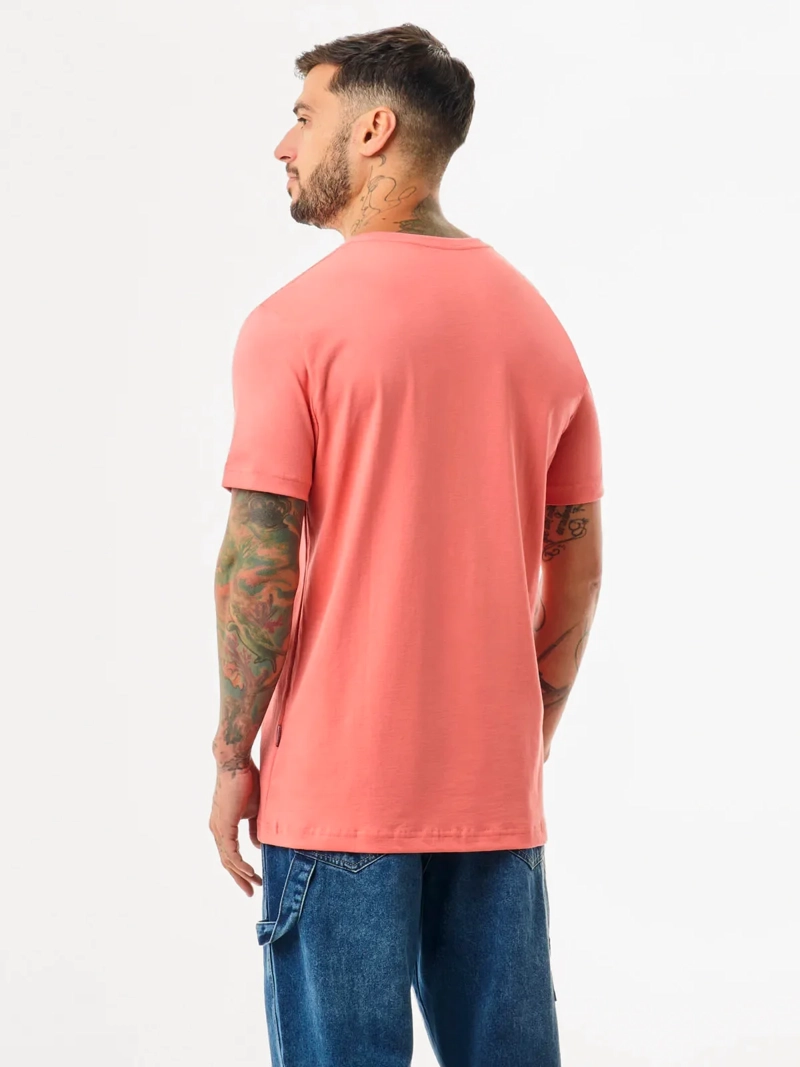 POLO MANGA CORTA HOMBRE WOALLANCE CLASICO CORAL - 2