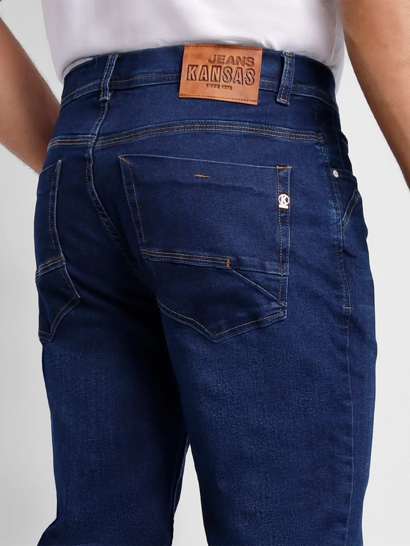 JEAN SLIM HOMBRE KANSAS DERECK SLIM AZUL - 4