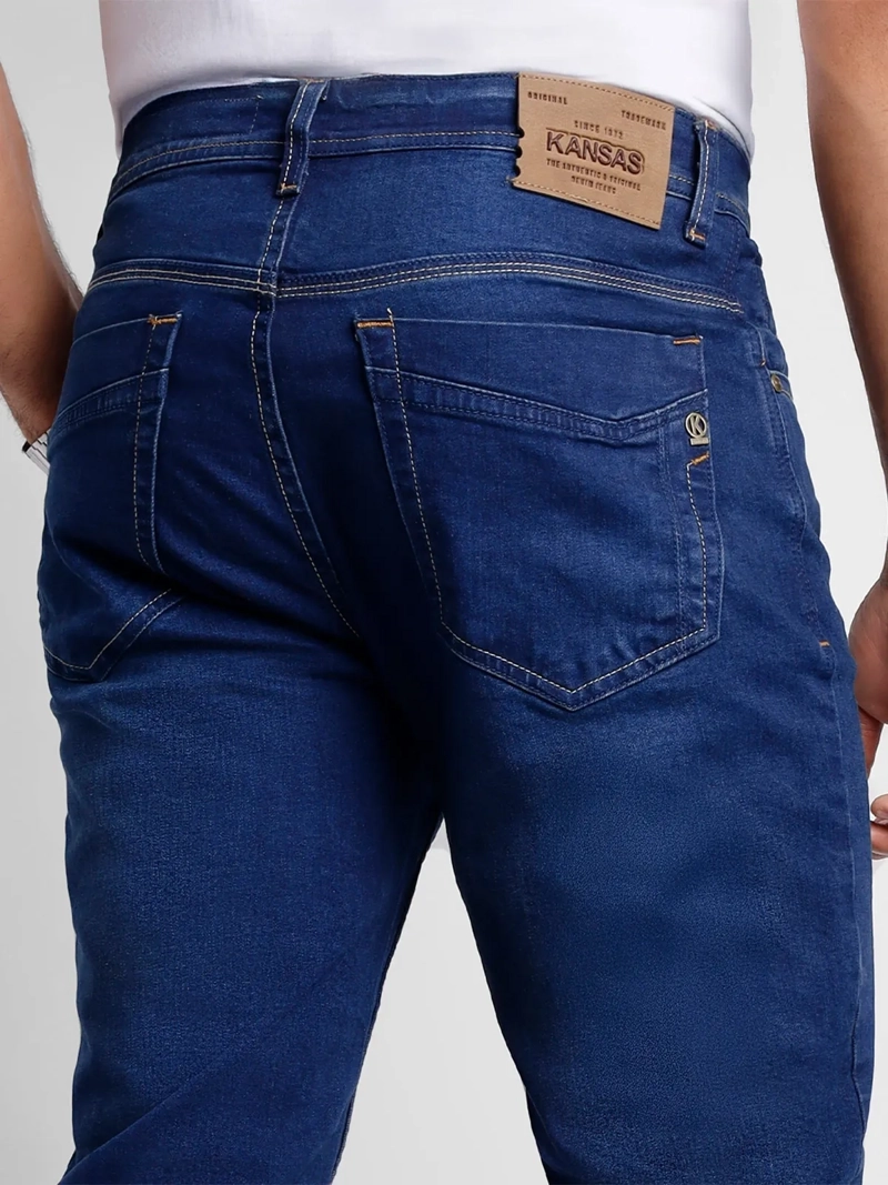 JEAN SLIM HOMBRE KANSAS ALLEN SLIM AZUL - 4
