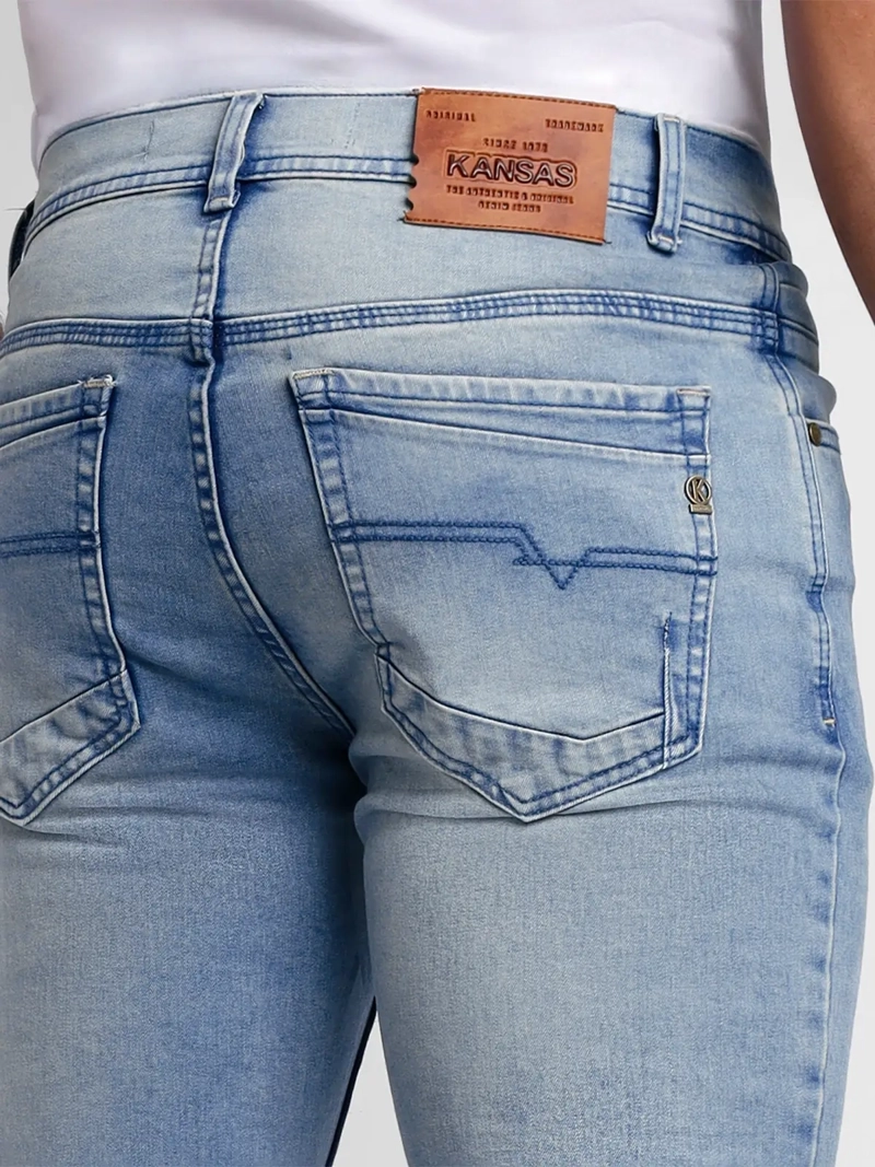 JEAN SLIM HOMBRE KANSAS ARES SLIM CELESTE - 4