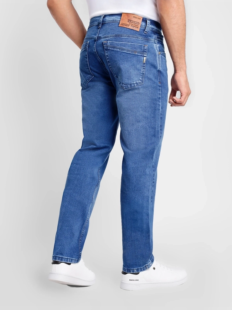 JEAN HOMBRE KANSAS JAGGER REGULAR CELESTE - 2
