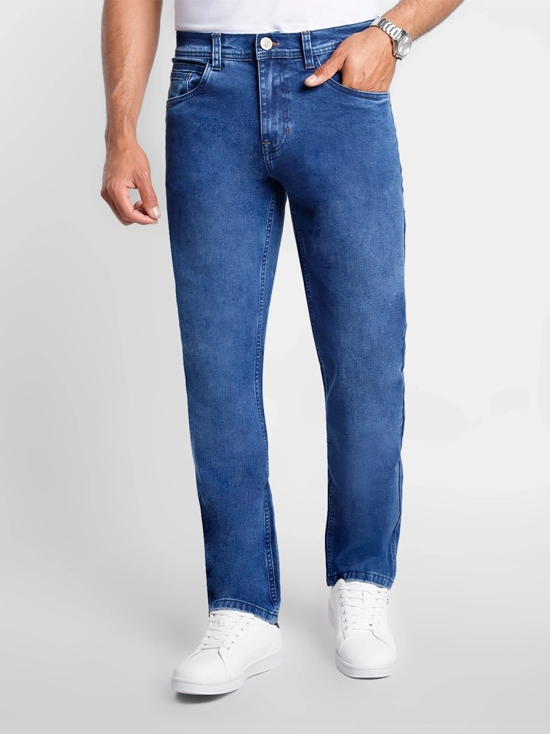 JEAN HOMBRE KANSAS JAGGER REGULAR CELESTE - 1