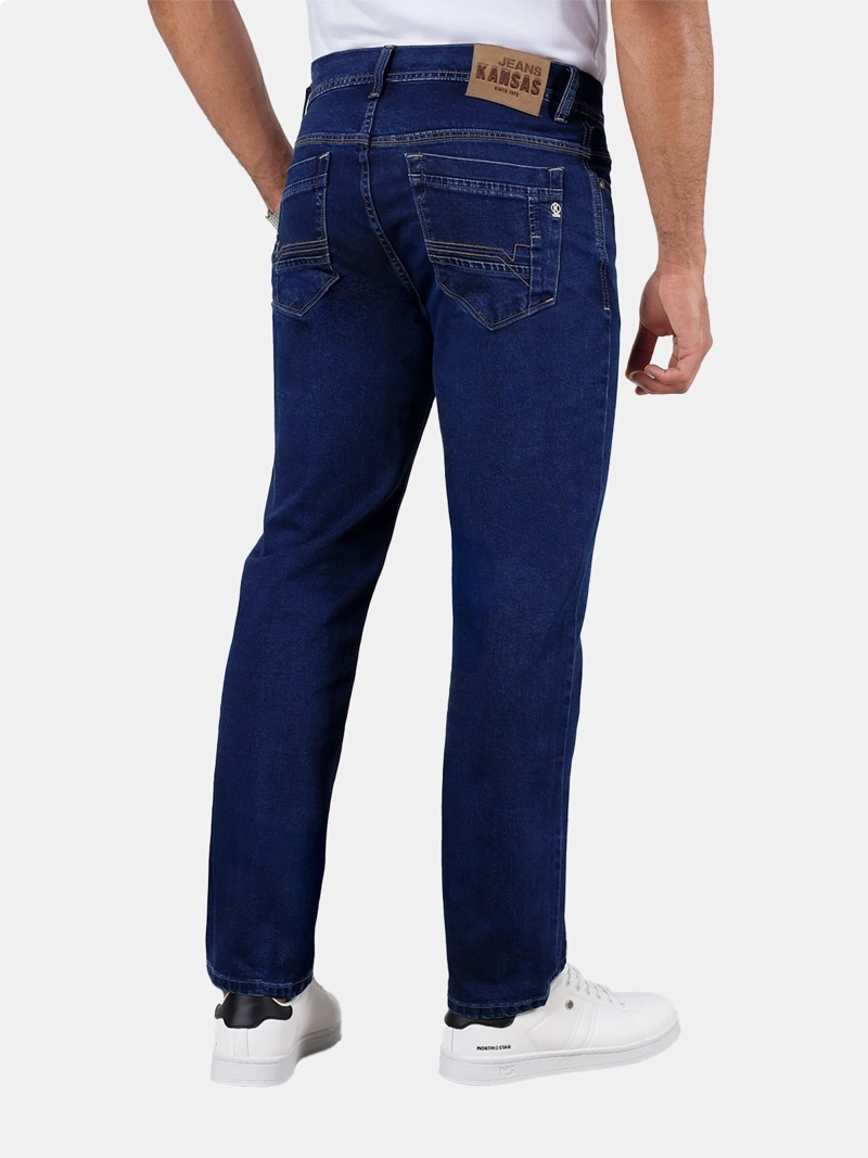JEAN HOMBRE KANSAS JAKE REGULAR AZUL - 2