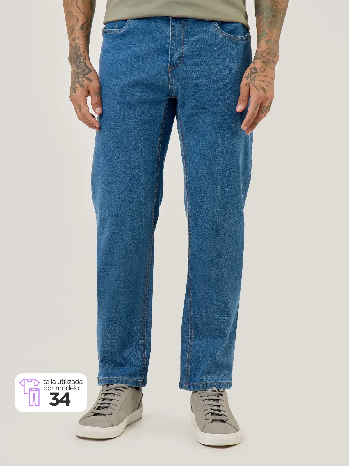 JEANS REGULAR HOMBRE INDEX CALI - 1