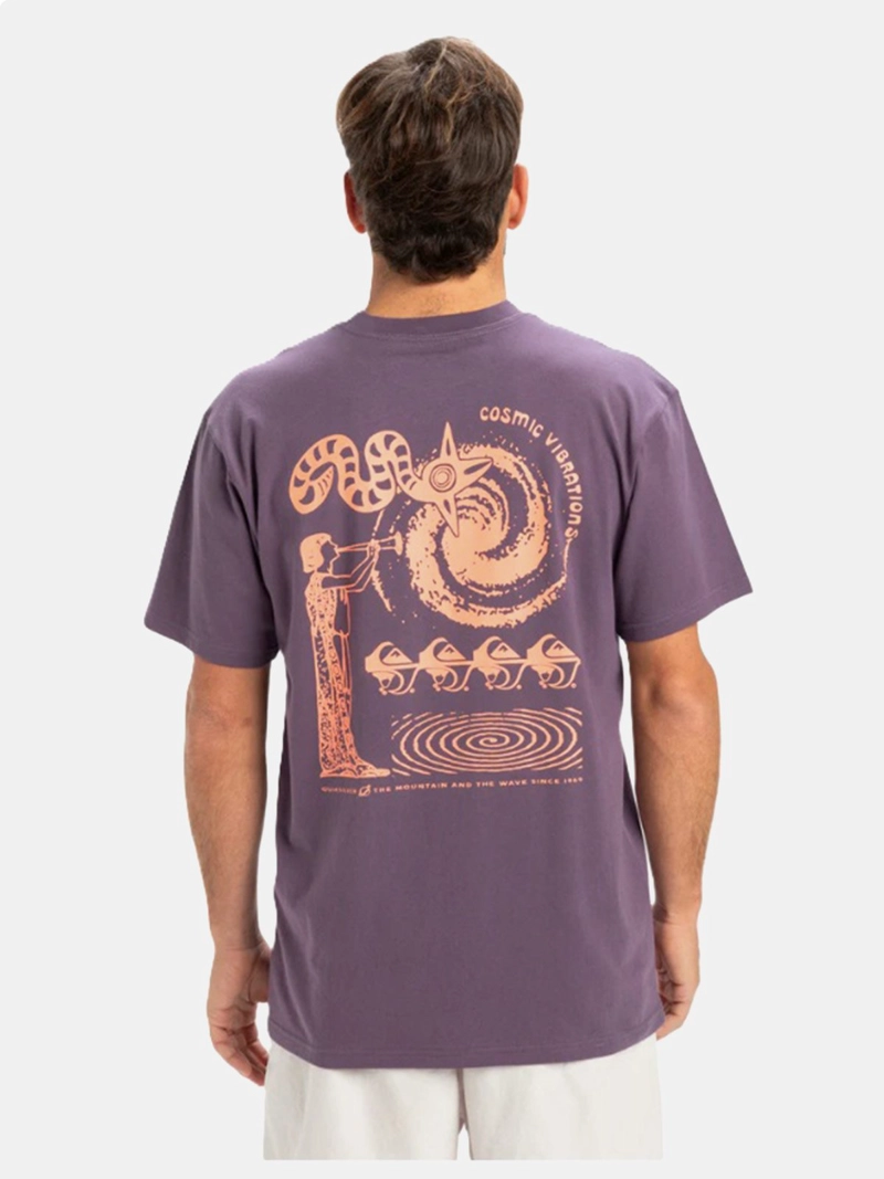 POLO ALGODÓN MANGA CORTA HOMBRE QUIKSILVER EV COSMIC VIBRATIONS SS MORADO - 2